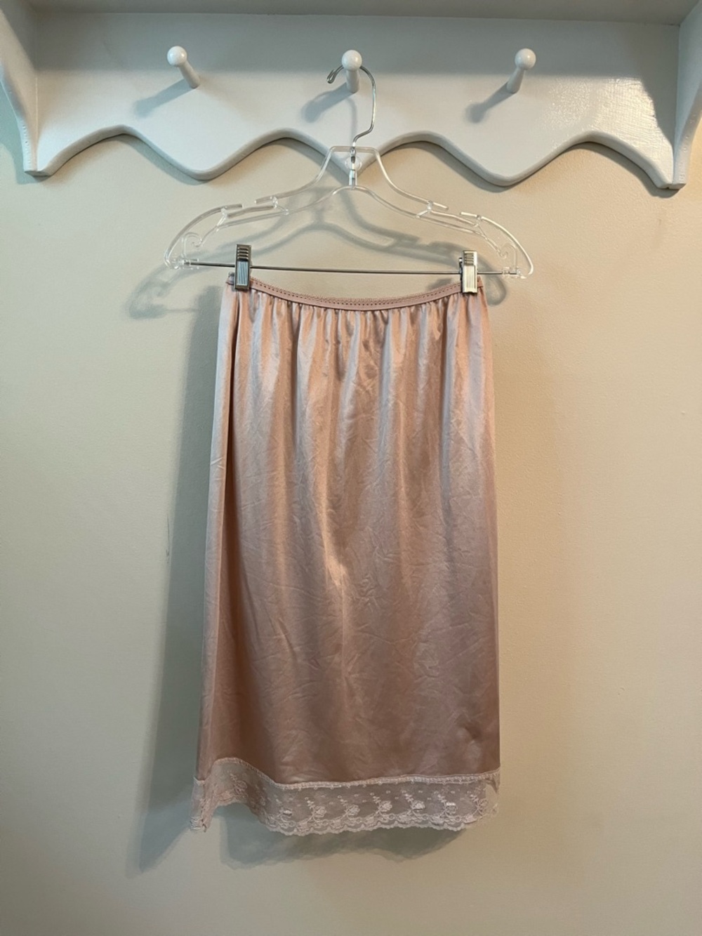 Vintage Pinehurst Lingerie Lace Trim Half Slip Size Medium
